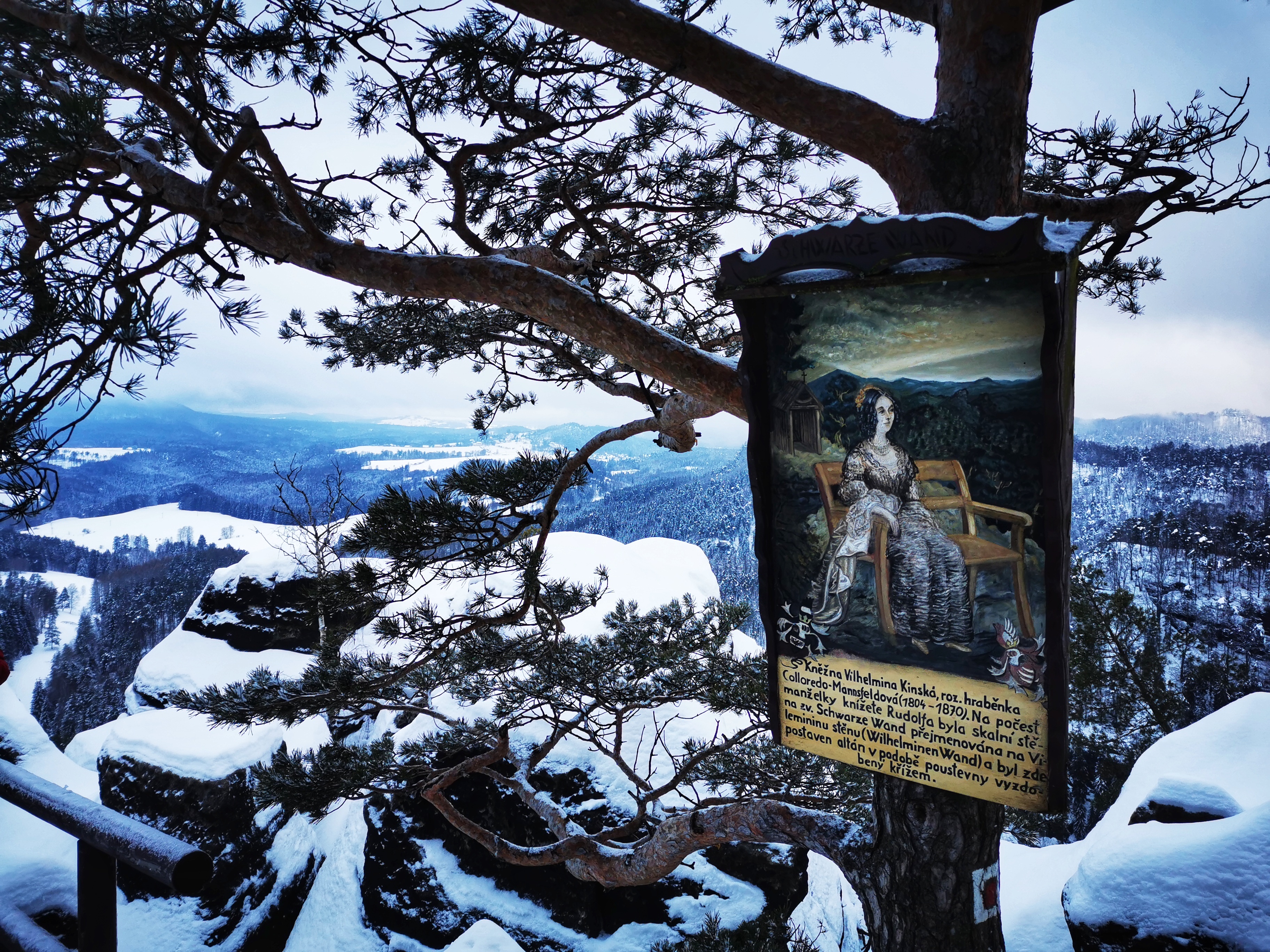 Vilemínina stěna viewpoint (Bohemian Switzerland)