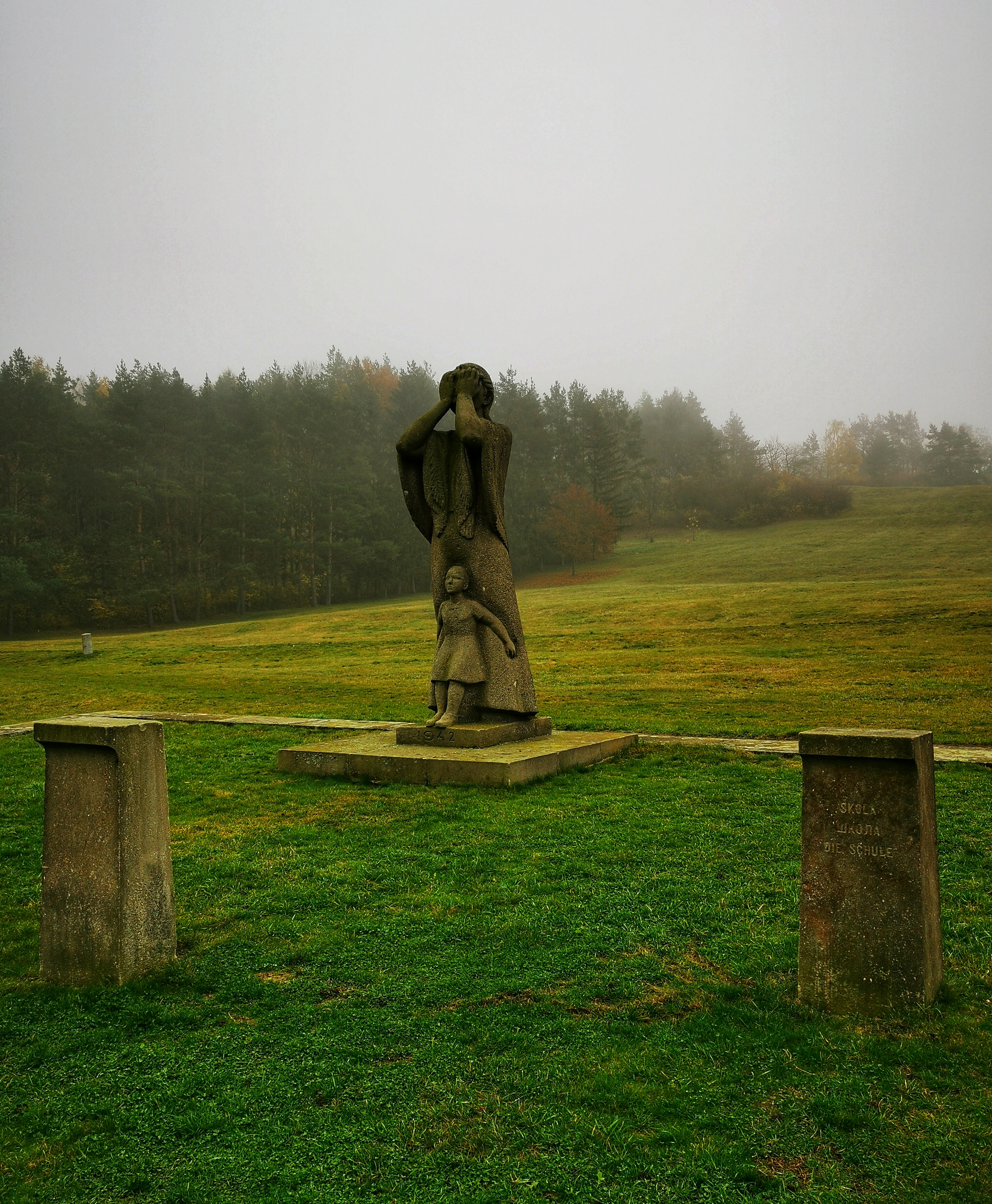 The statue was created by Bedřich Stefan.