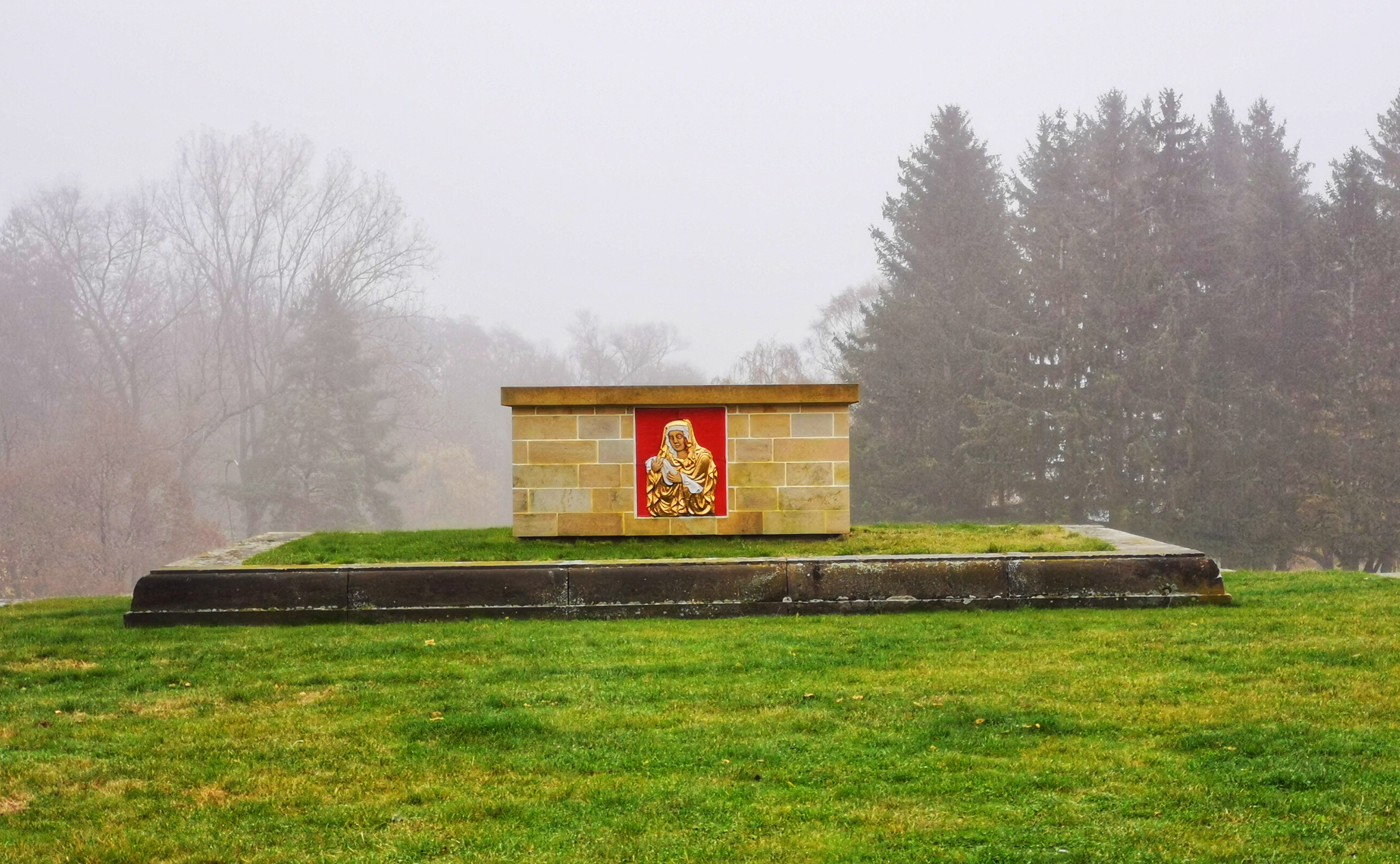 St. Martin's church was the oldest building in Lidice. It was destroyed in the Hussite wars, but Utraquist priests were preaching here as late as in the 16th century. It was again destroyed during the Thirty years' War, and Grand Duchess Marie Anna of Tuscany had a new, Baroque church built which was restyled several times in the following years.