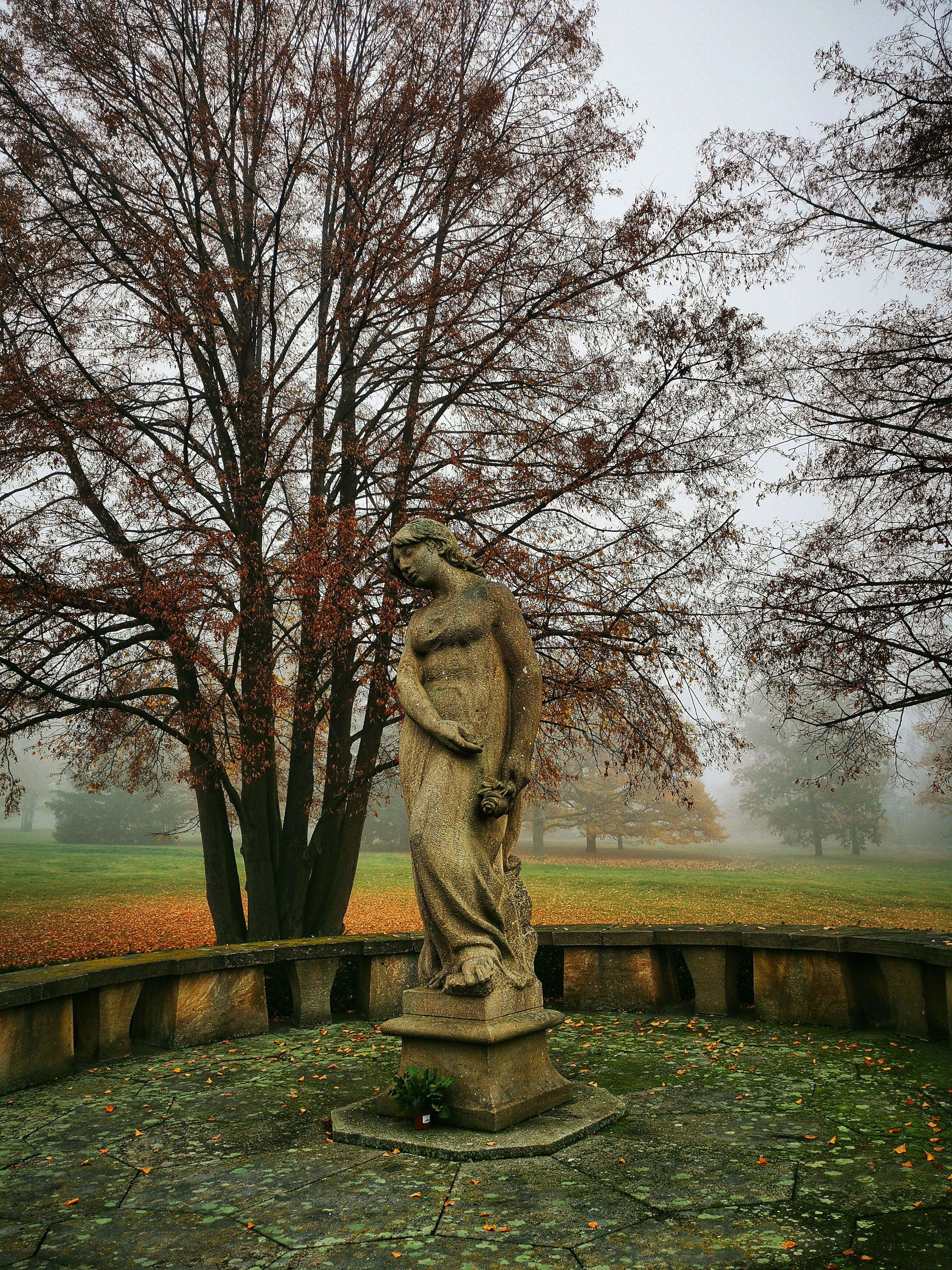 The statue was created by Bedřich Stefan.