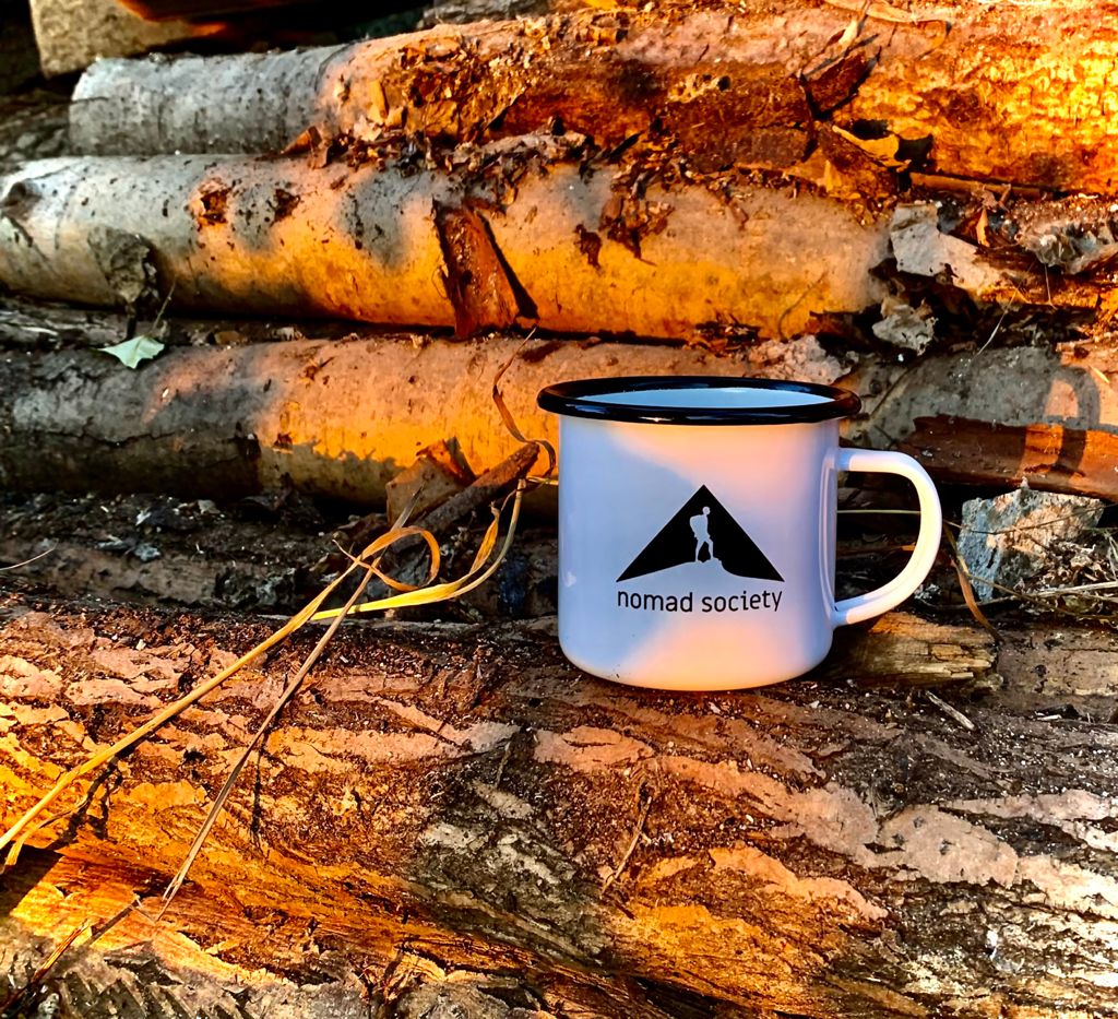 Nomad Society Mug is light and almost unbreakable.