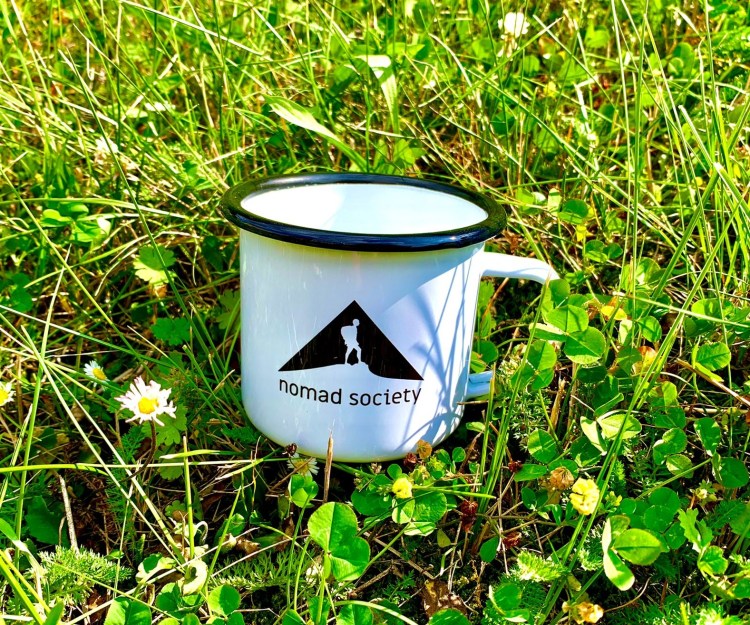 Nomad Society Mug is a great pick for any backpacking and camping adventure, hiking or canoeing trip or just everyday use in the office.