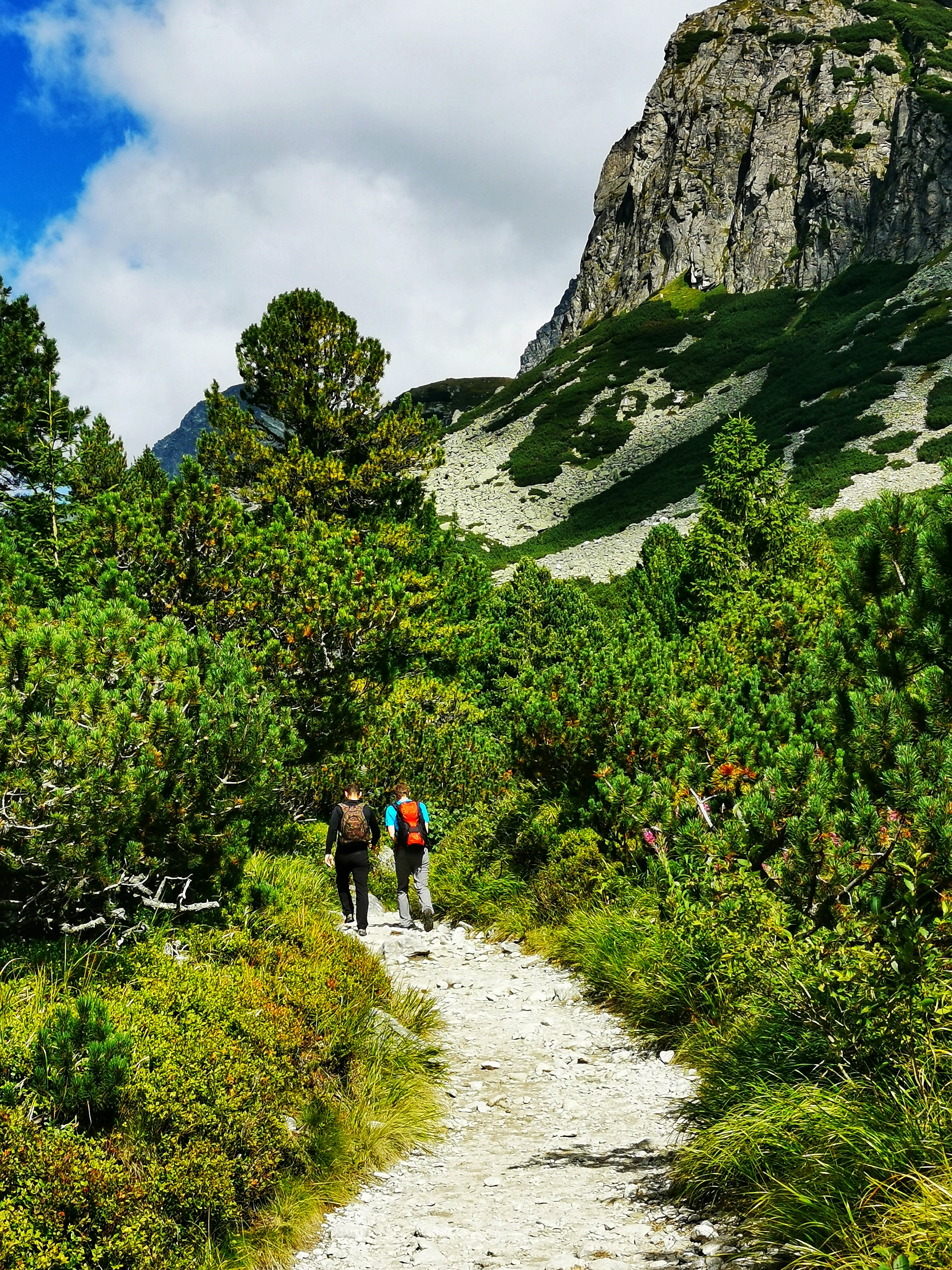 We started our second day with an easy walk through the valley of Mlynická dolina.