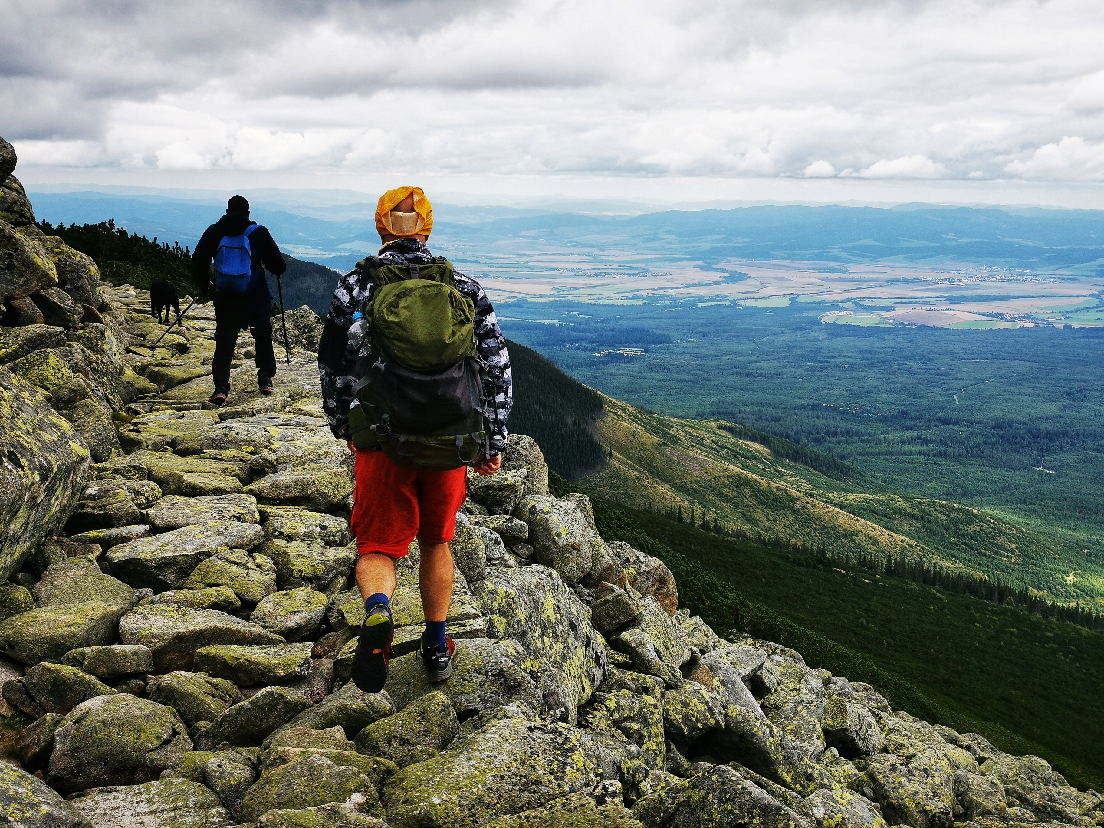 The rocky path is amazing