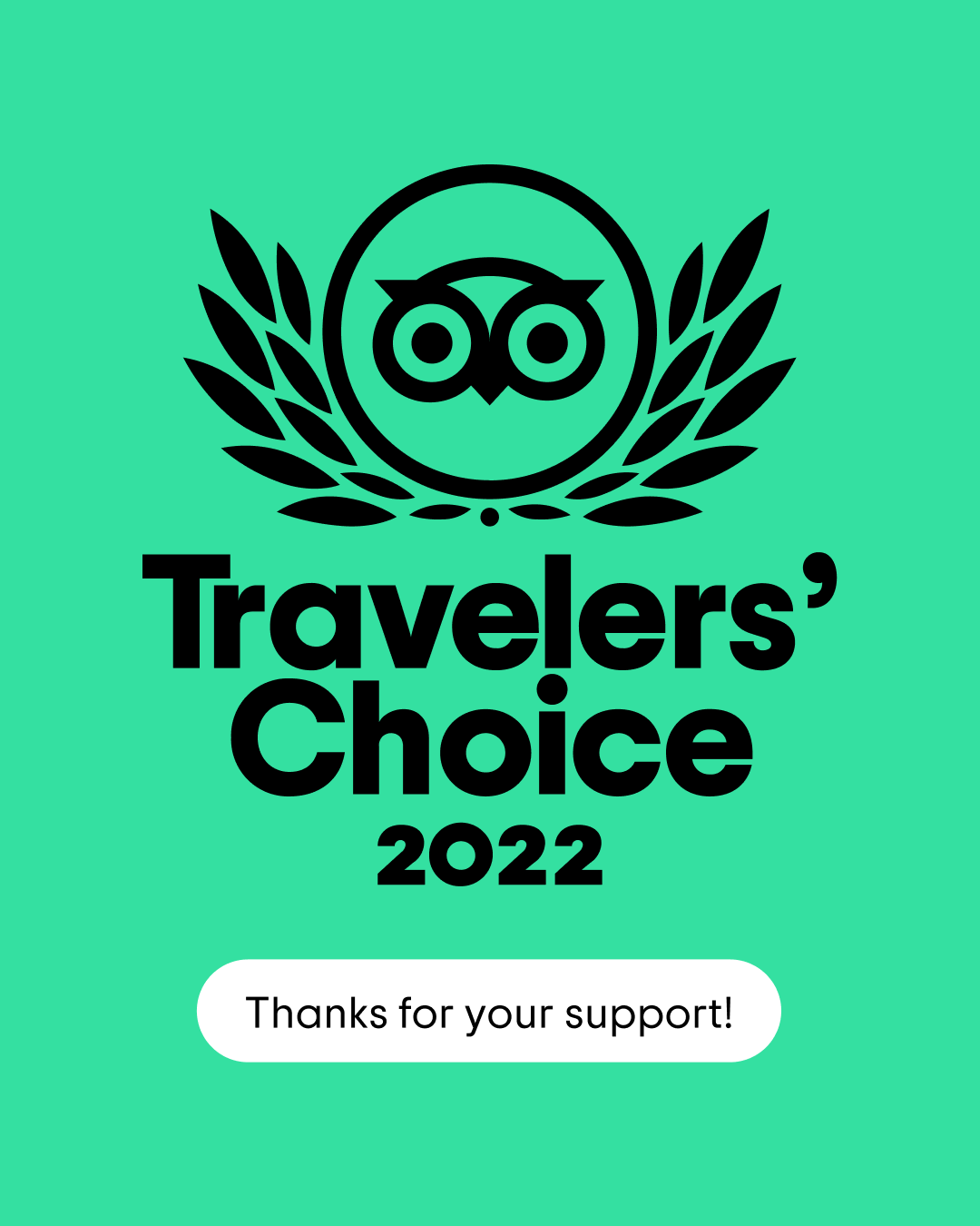 Travelers’ Choice Award 2022