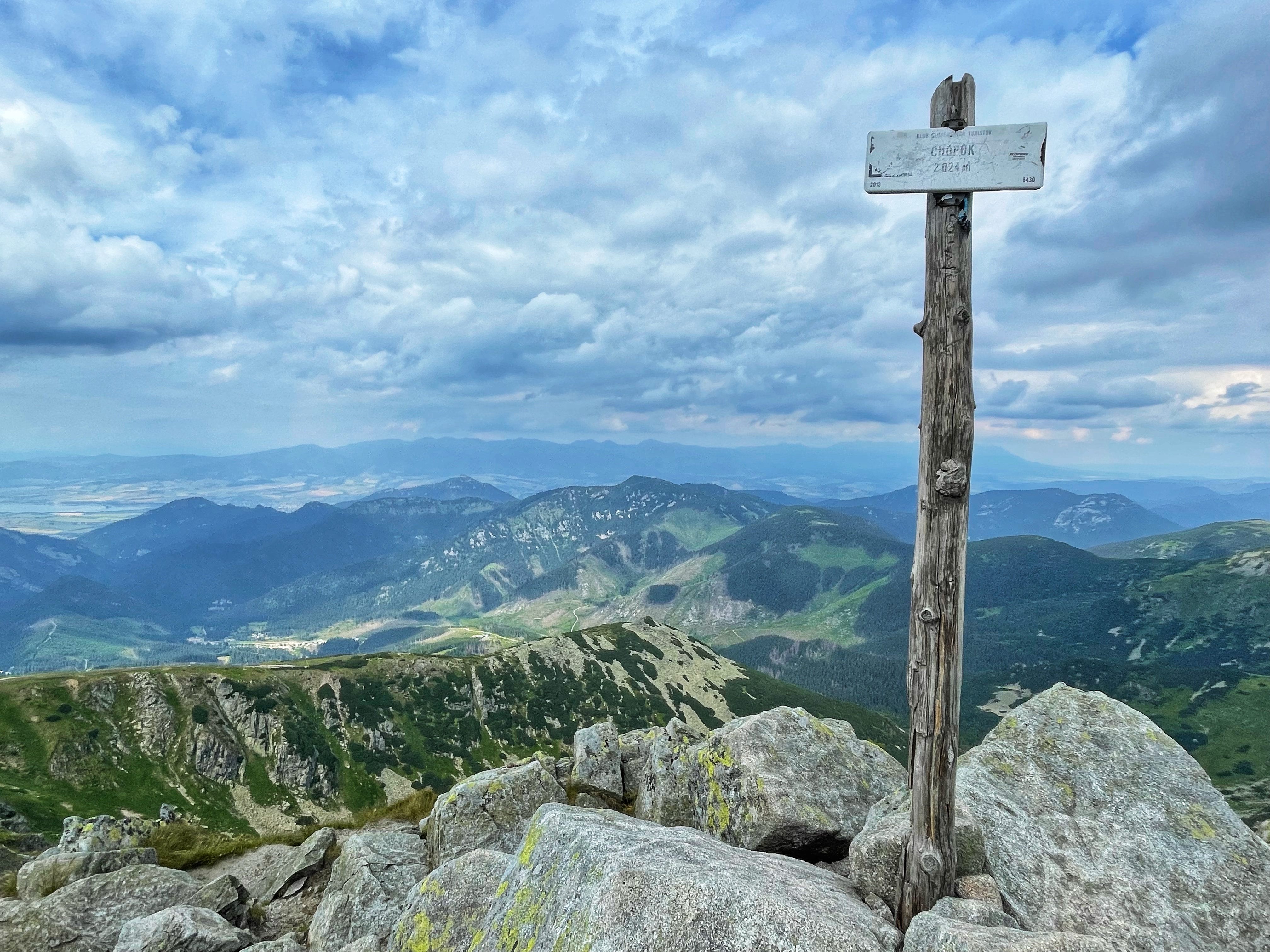 The view from Chopok is breathtaking!