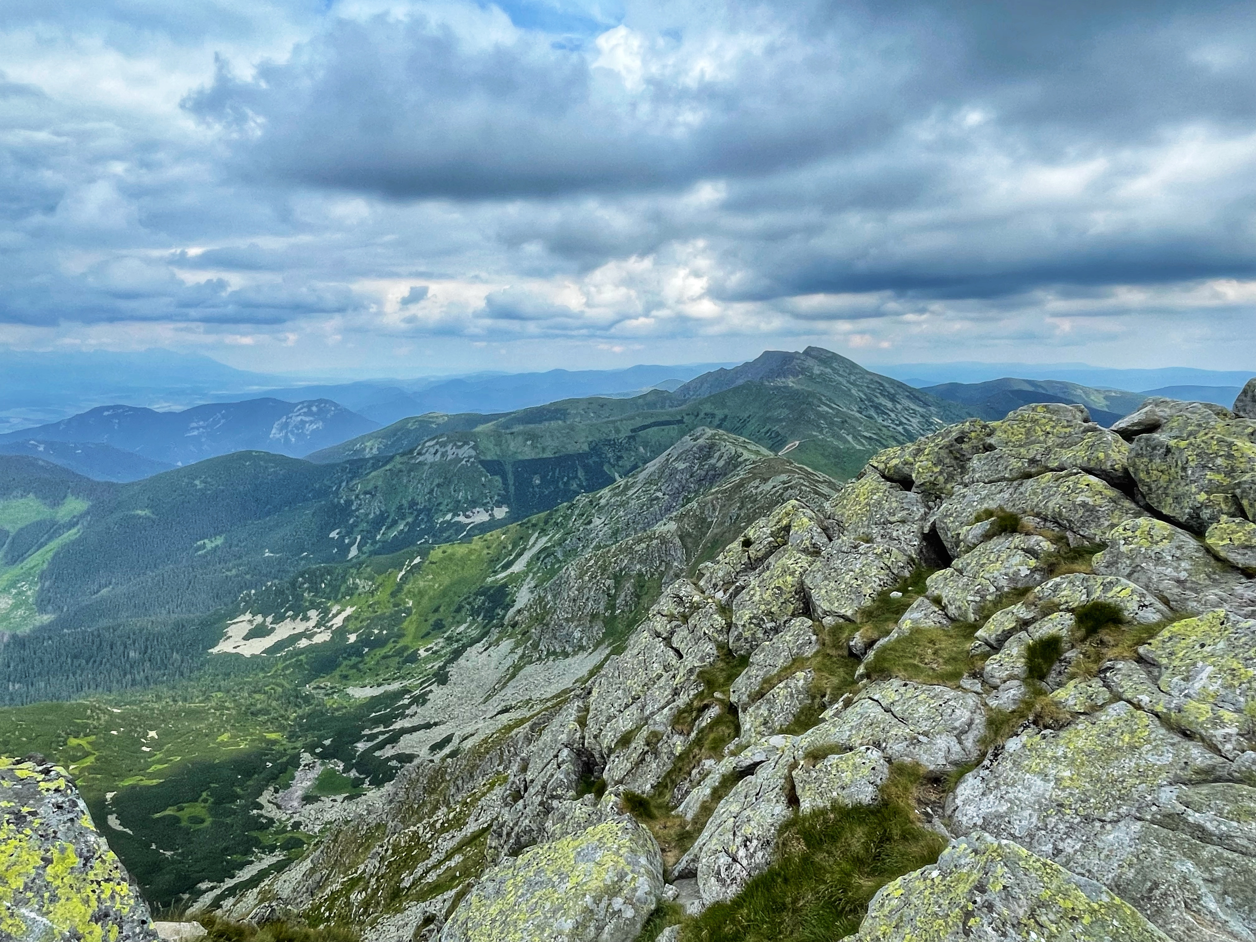 The view from Chopok (2,023 m AMSL)