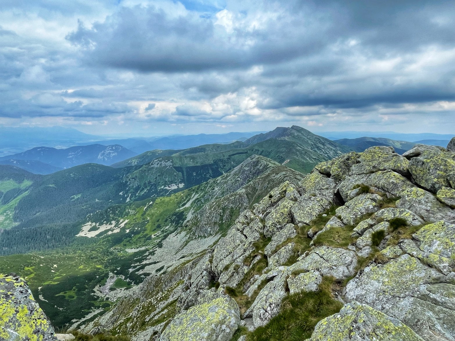 The view from Chopok (2,023 m AMSL)