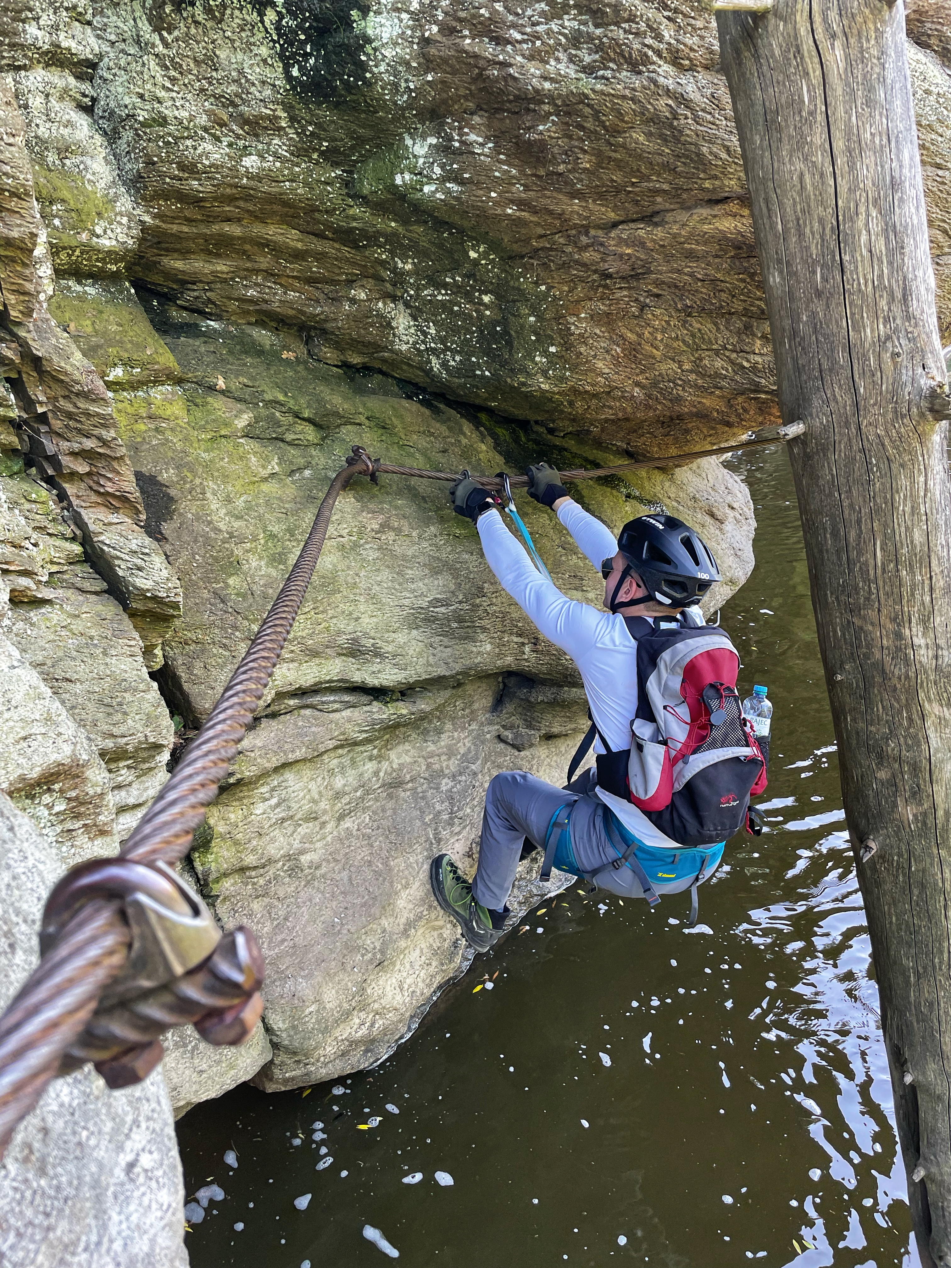 Don't get your feet wet!